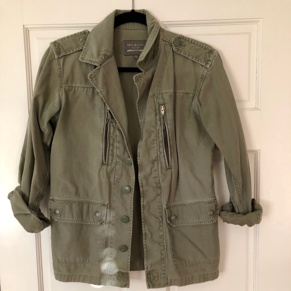 Olive green jacket!